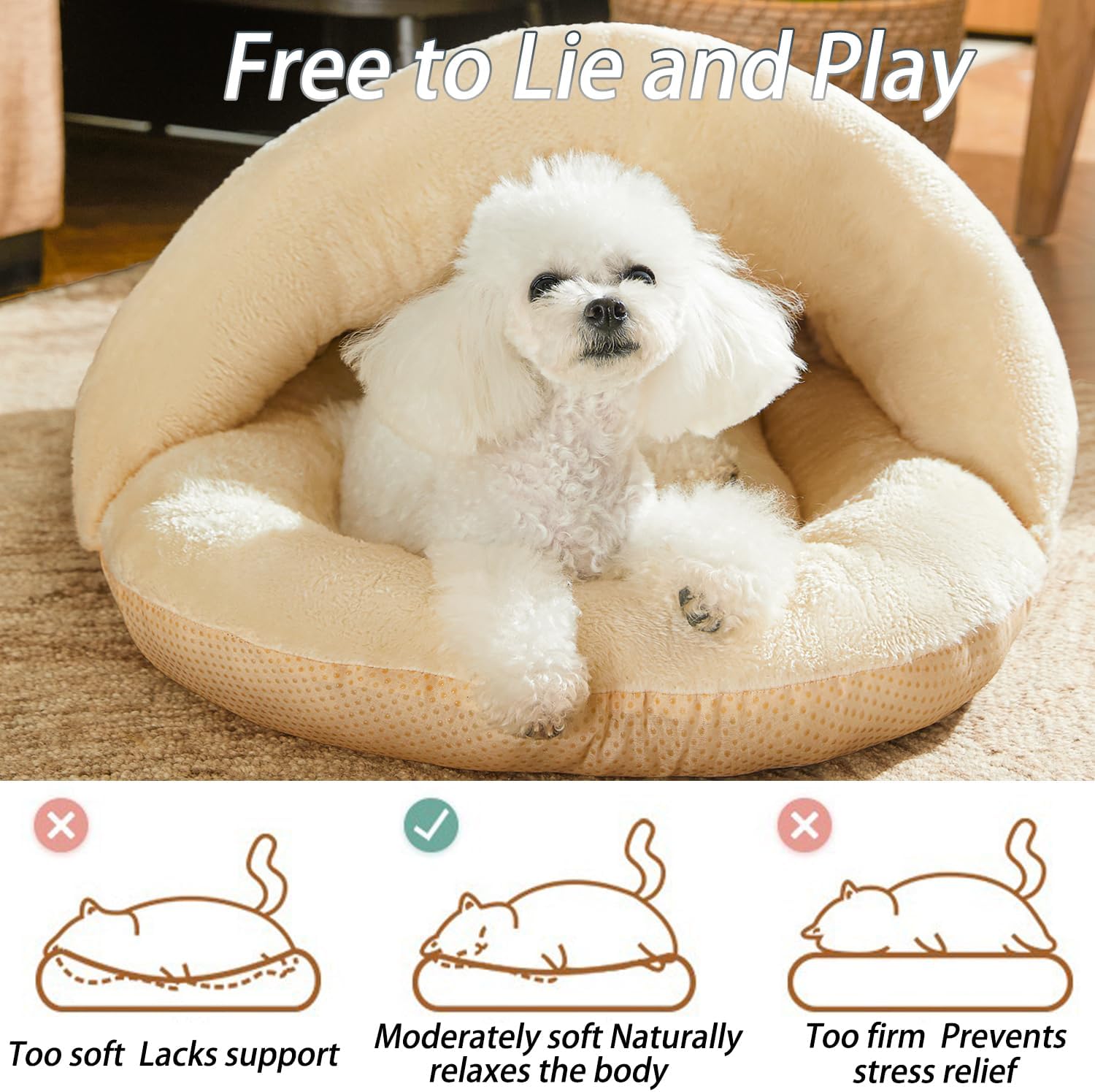 Ultra Soft Cute Plush Slipper Cat Cave Bed: The Ultimate Comfort for Your Feline Friend