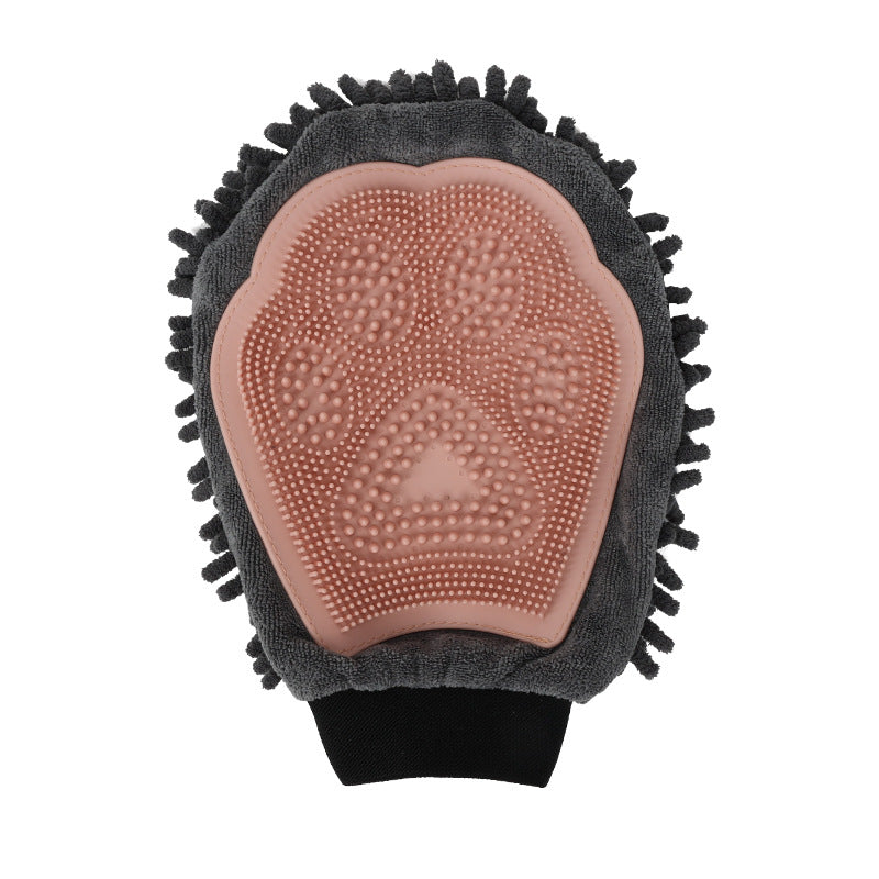 2-in-1 Pet Grooming Glove Brushing, Massaging & Bathing Brush for Dogs & Cats