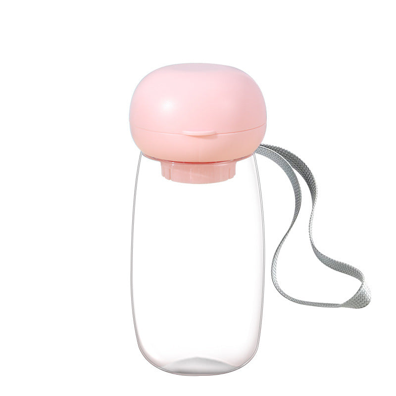 Portable Pet Water Bottle Drinking Cup Feeding Bowl