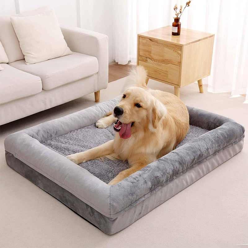 Pet Bed Golden Retriever Dog Thickening Cushion