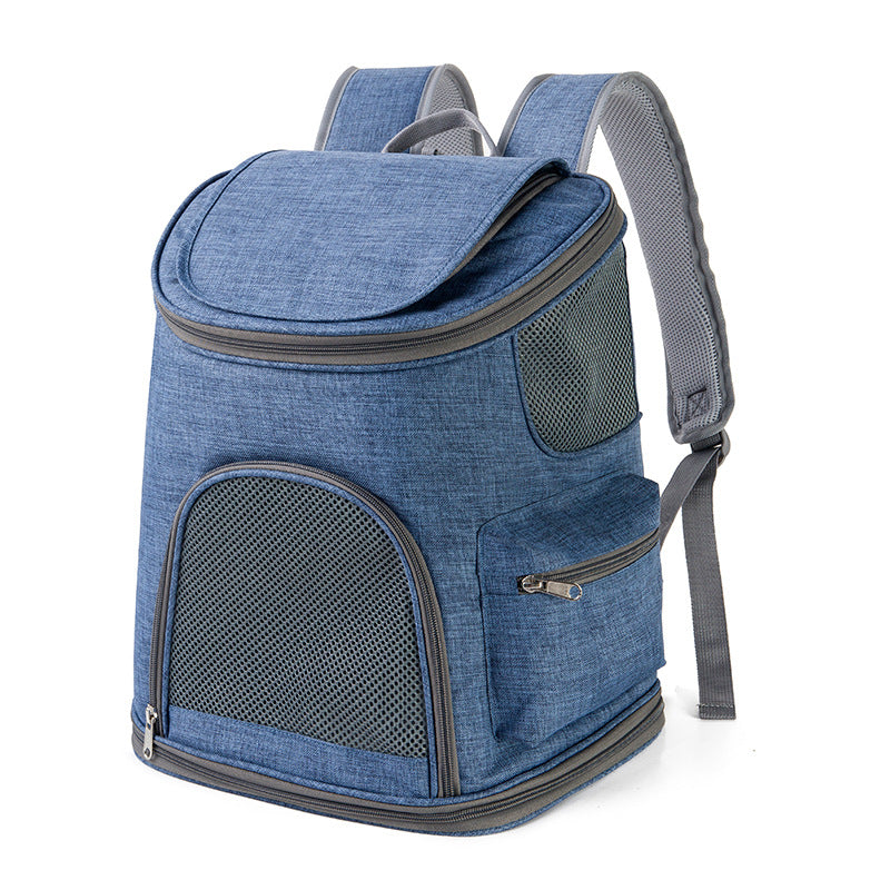 Portable Oxford Dog Backpack Shoulder Bag