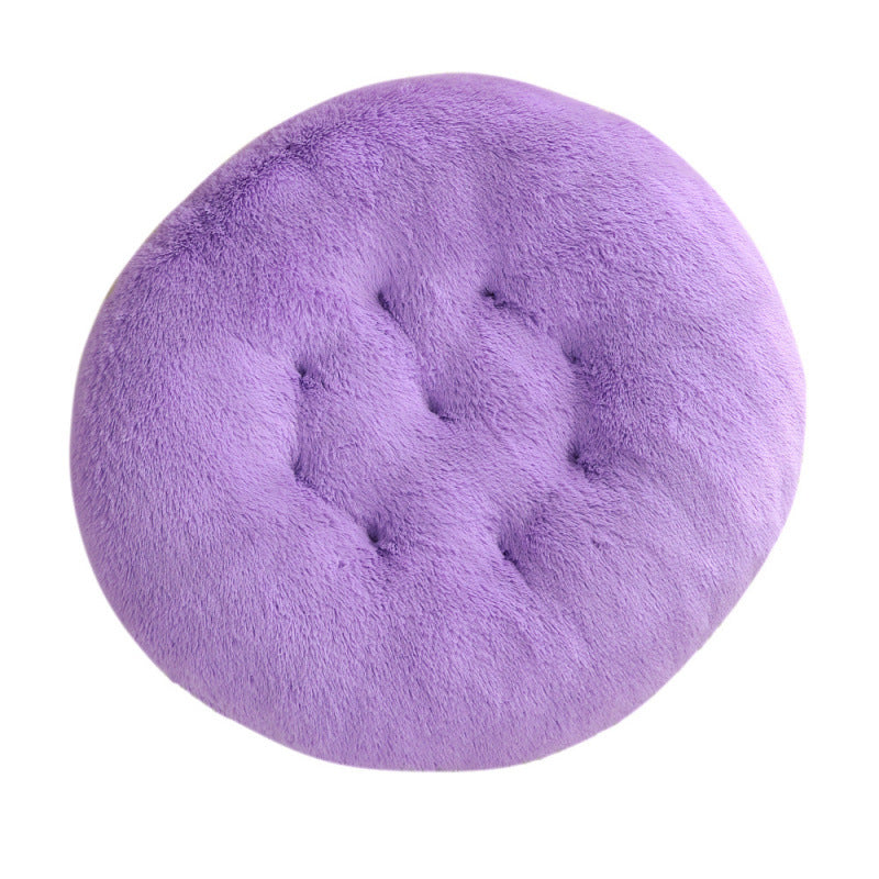 Round Pet Mat Plush Warm Sleep Dog Bed