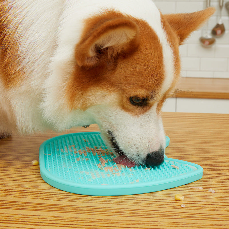 Tongue Licking Pet Double-Sided Slow Food Bowl