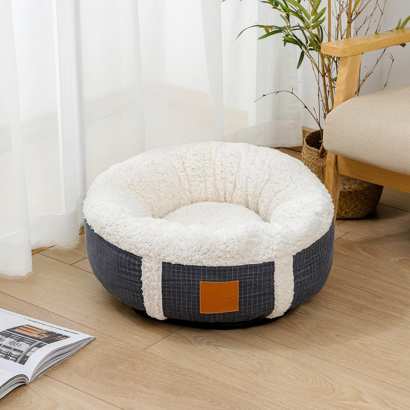 Winter Super Soft Warm Lamb Wool Kennel Pet Bed