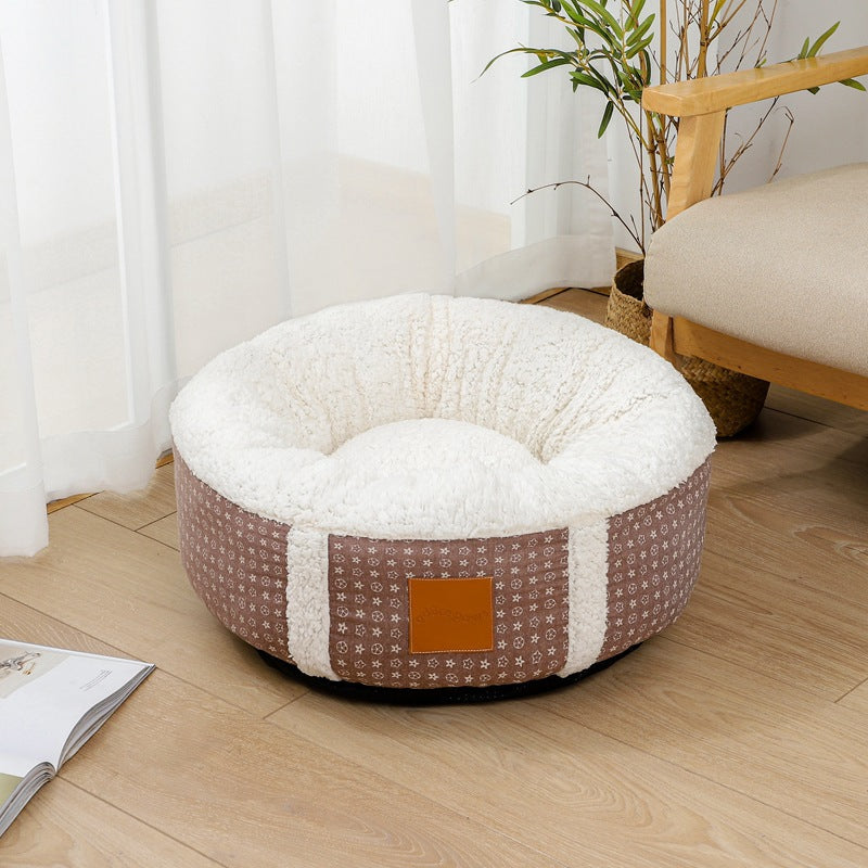 Winter Super Soft Warm Lamb Wool Kennel Pet Bed