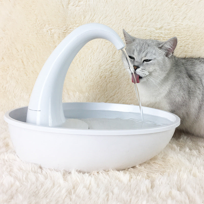 Pet Drinking & Feeding Water Flowing Fountain