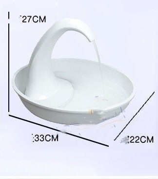 Pet Drinking & Feeding Water Flowing Fountain