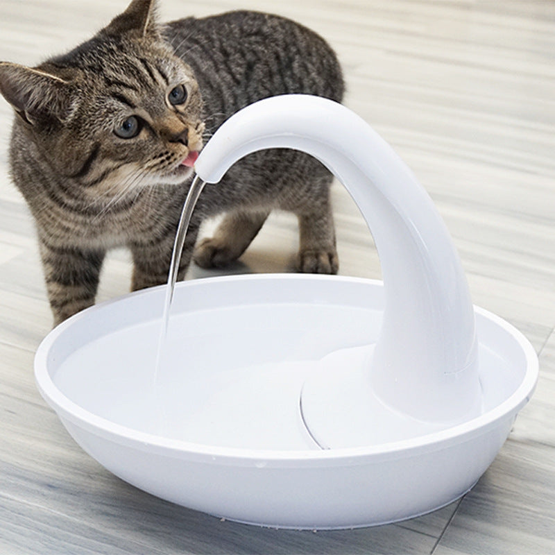 Pet Drinking & Feeding Water Flowing Fountain