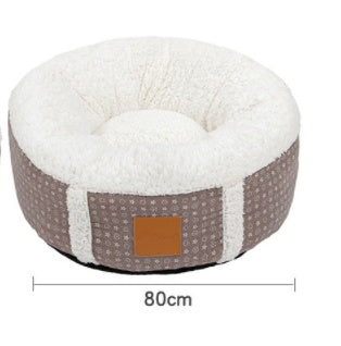 Winter Super Soft Warm Lamb Wool Kennel Pet Bed