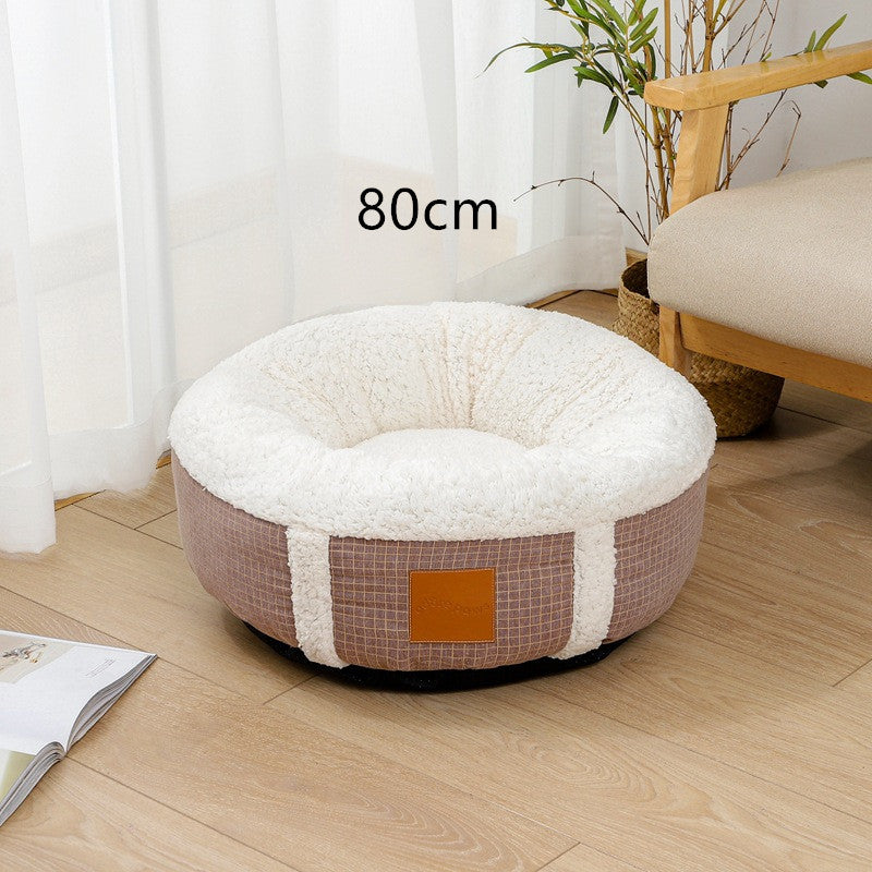 Winter Super Soft Warm Lamb Wool Kennel Pet Bed