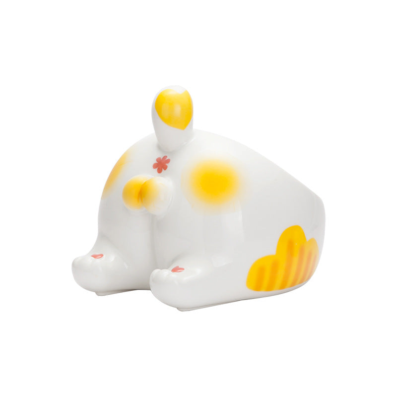 Ceramic Pet Feeding Holder Bowl