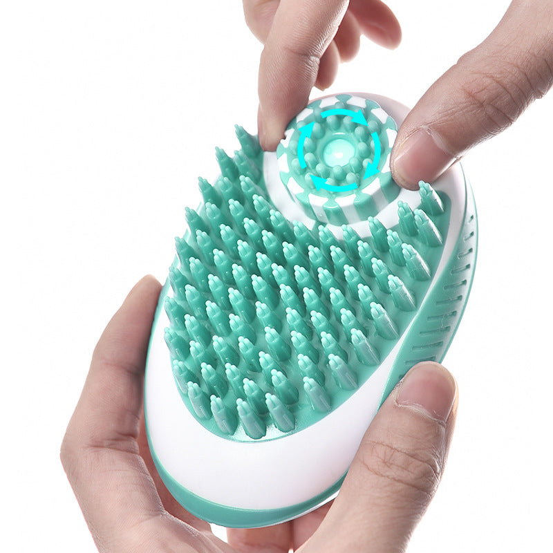 Pet Massage & Bath Brush Hair Removal Grooming Tool