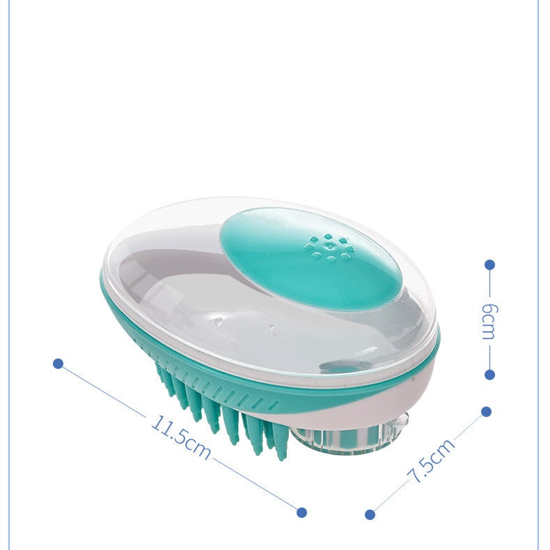 Pet Massage & Bath Brush Hair Removal Grooming Tool