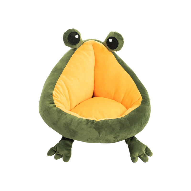 Frog Nest Winter Warm Semi-Enclosed Pet Cat Bed