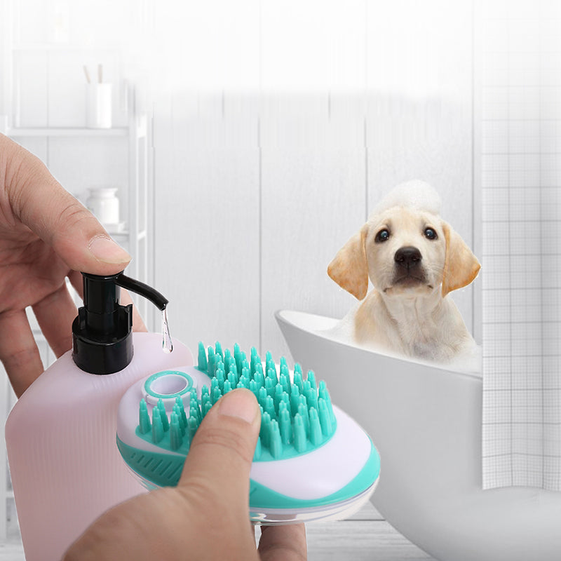 Pet Massage & Bath Brush Hair Removal Grooming Tool