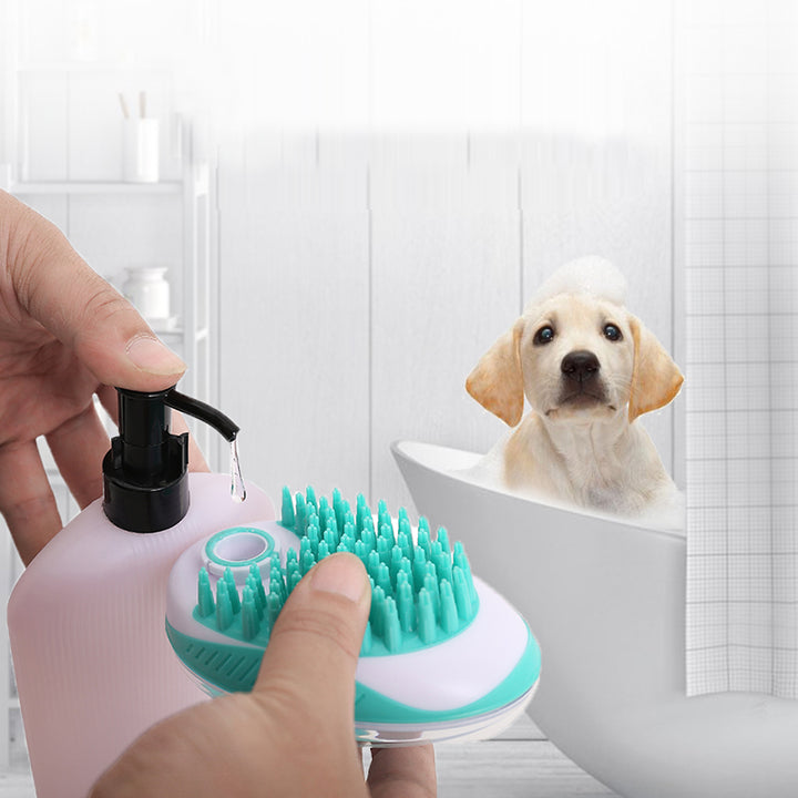 Pet Massage & Bath Brush Hair Removal Grooming Tool