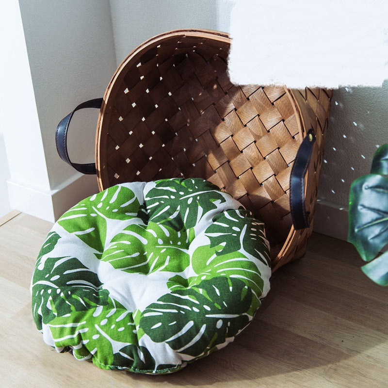 Bamboo Rattan Cat Bed House Kennel Nest