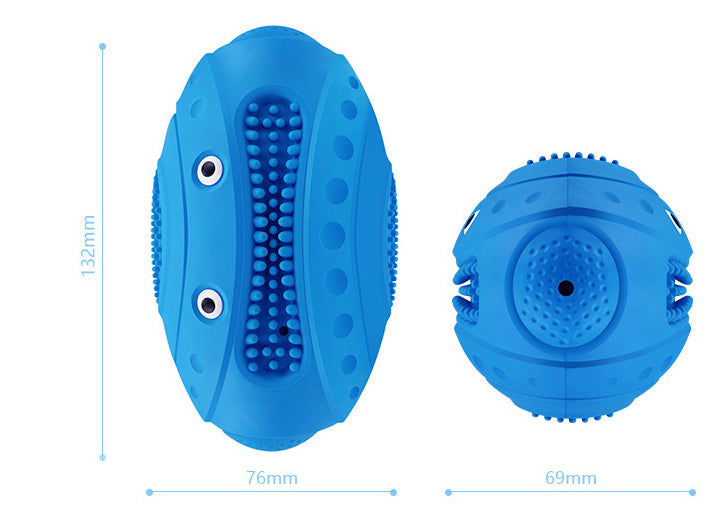 Vocal Rugby Pet Natural Rubber Molar Toy