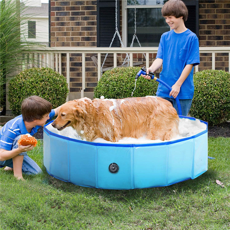 Foldable Pet Bathing Pool Collapsible Dog & Cat Tub