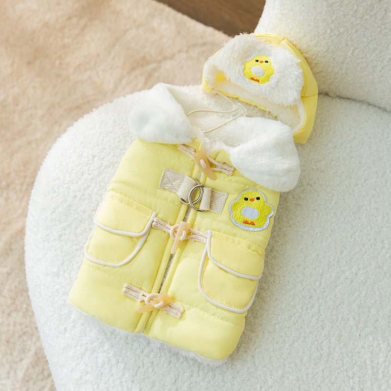 Pet Autumn And Winter Thickened Cotton-padded Clothes