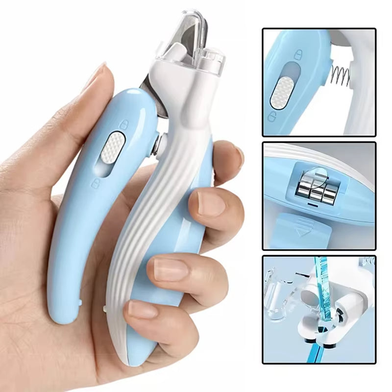 Labor-Saving Pet Nail Clippers Professional Trimmer for Dogs & Cats
