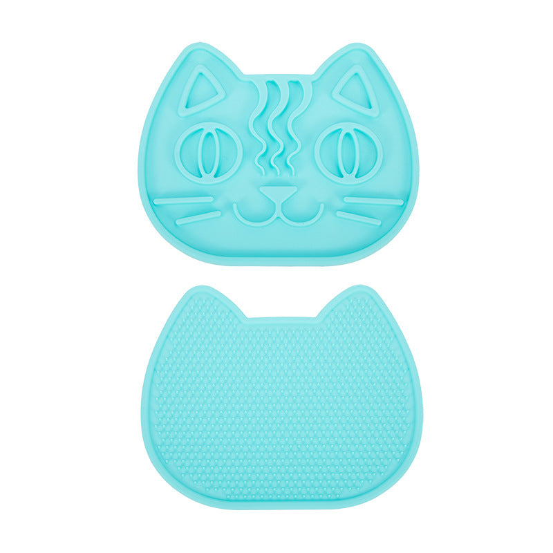 Tongue Licking Pet Double-Sided Slow Food Bowl