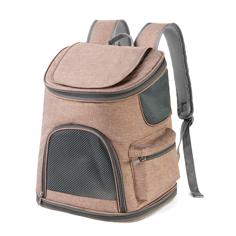 Portable Oxford Dog Backpack Shoulder Bag