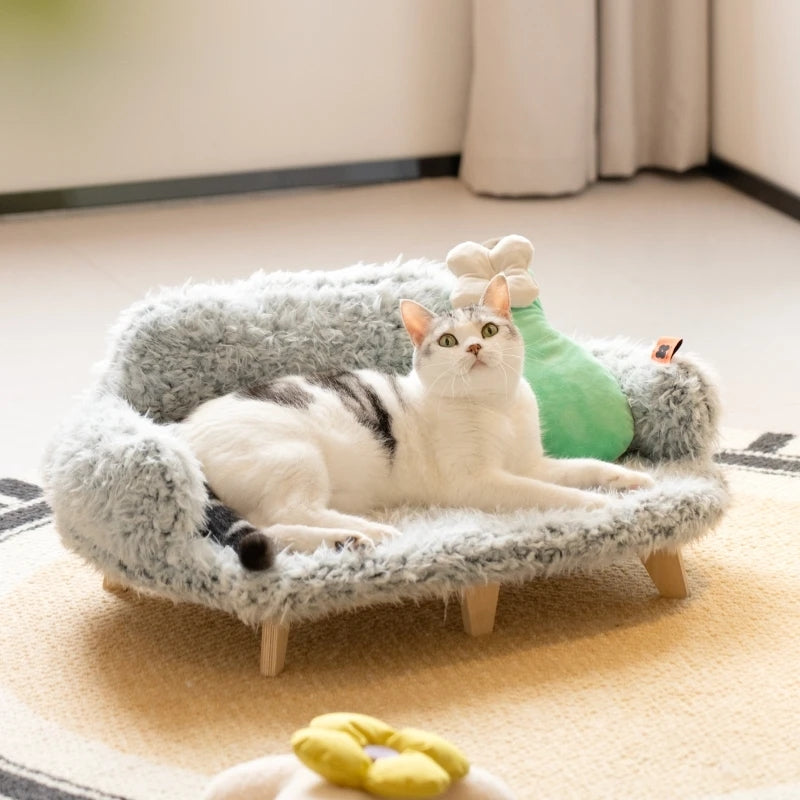 Wooden Pet Kennel Dogs And Cats Bed