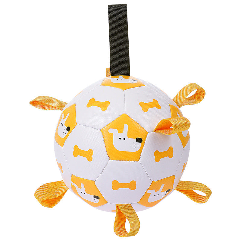 Pet Sporty Bite Chew Teething Ball With Cute Printing
