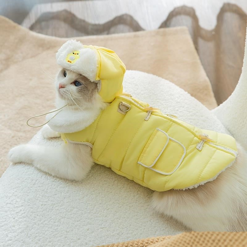Pet Autumn And Winter Thickened Cotton-padded Clothes
