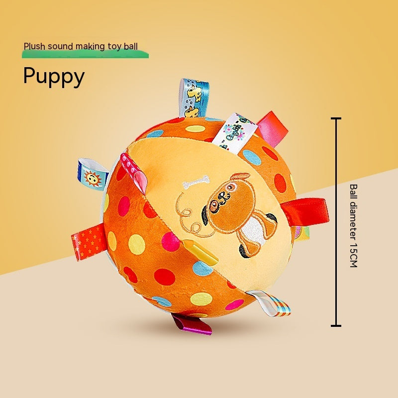 Pet Sporty Bite Chew Teething Ball With Cute Printing