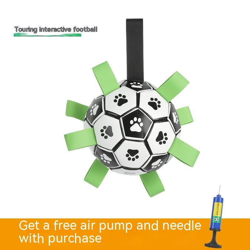 Pet Sporty Bite Chew Teething Ball With Cute Printing