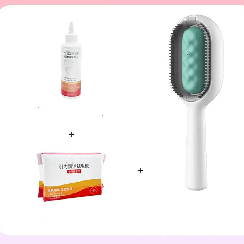 Pet Dematting & Grooming Brush Hair Removal Comb for Dogs & Cats