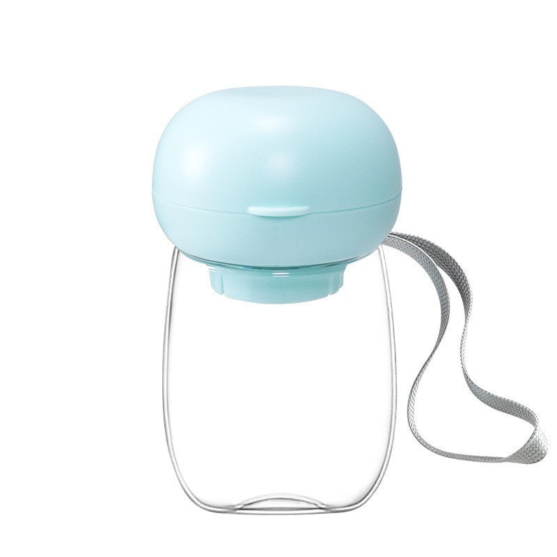 Portable Pet Water Bottle Drinking Cup Feeding Bowl