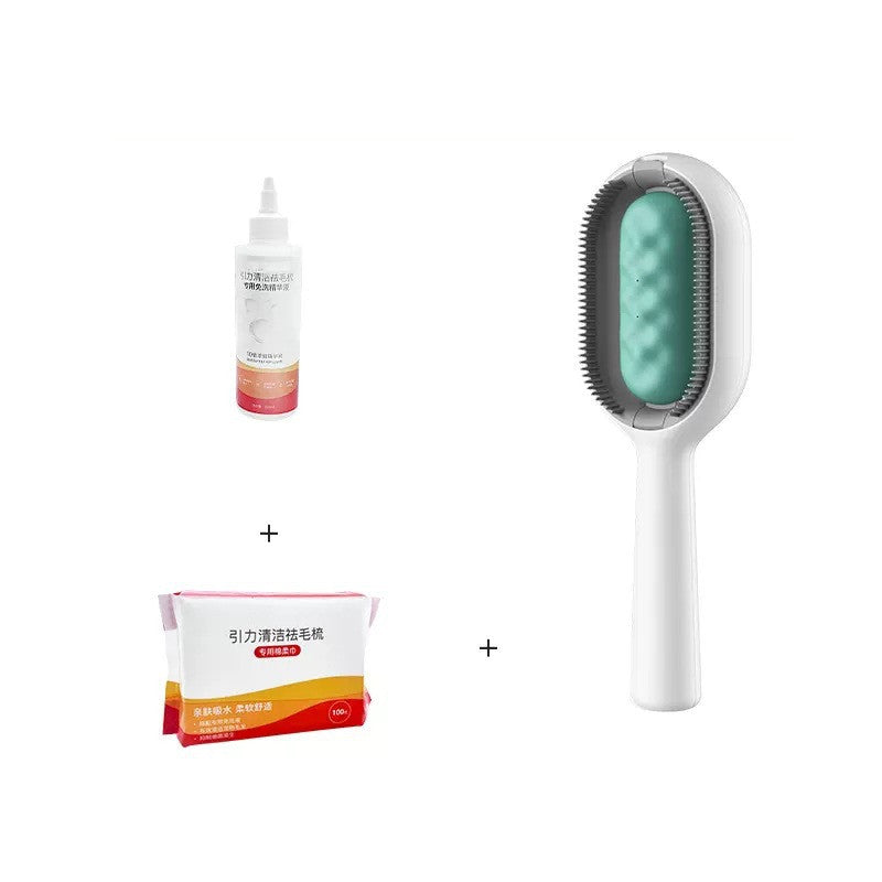 Pet Dematting & Grooming Brush Hair Removal Comb for Dogs & Cats