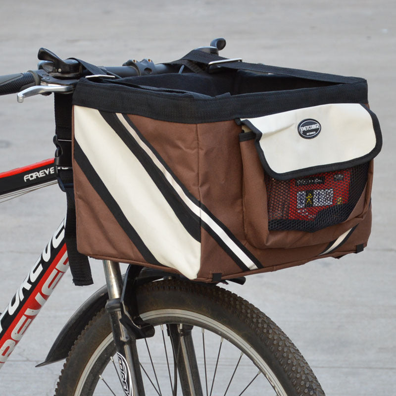 Pet Bicycle Front Carrier Bag for Cats & Dogs