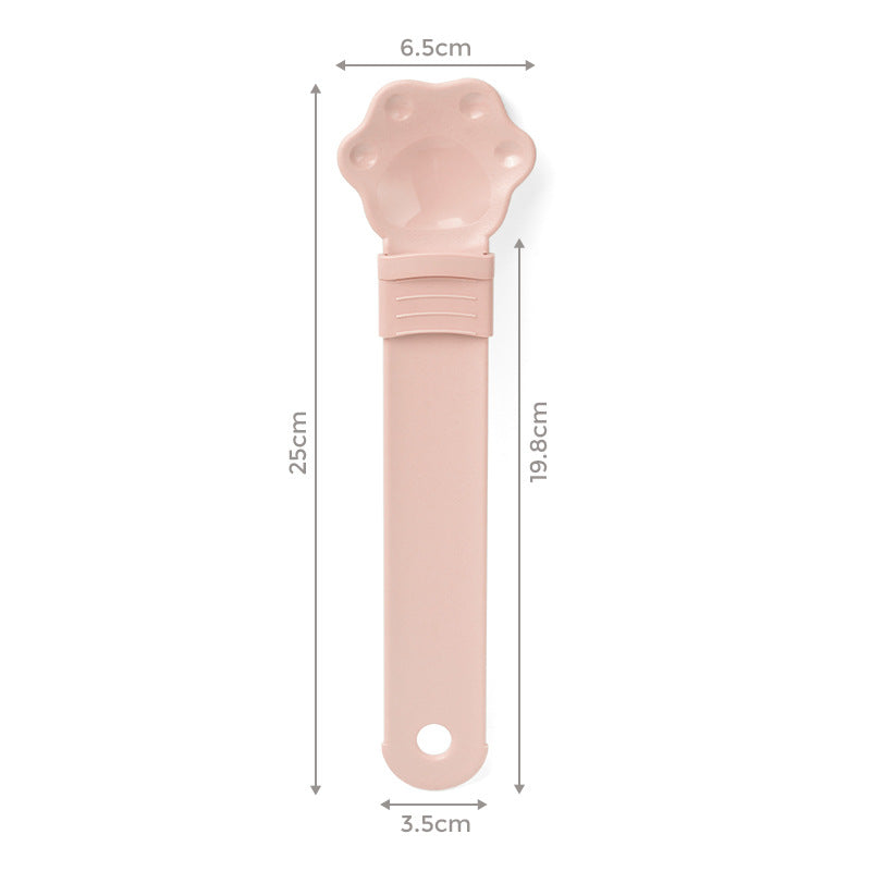 Plastic Cat Strip Squeezing Machine Spoon Feeder