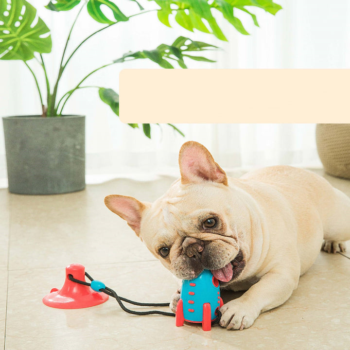 Rocket Leaking Food Dog Bite Pet Toys