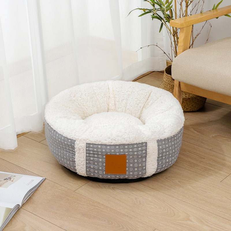 Winter Super Soft Warm Lamb Wool Kennel Pet Bed