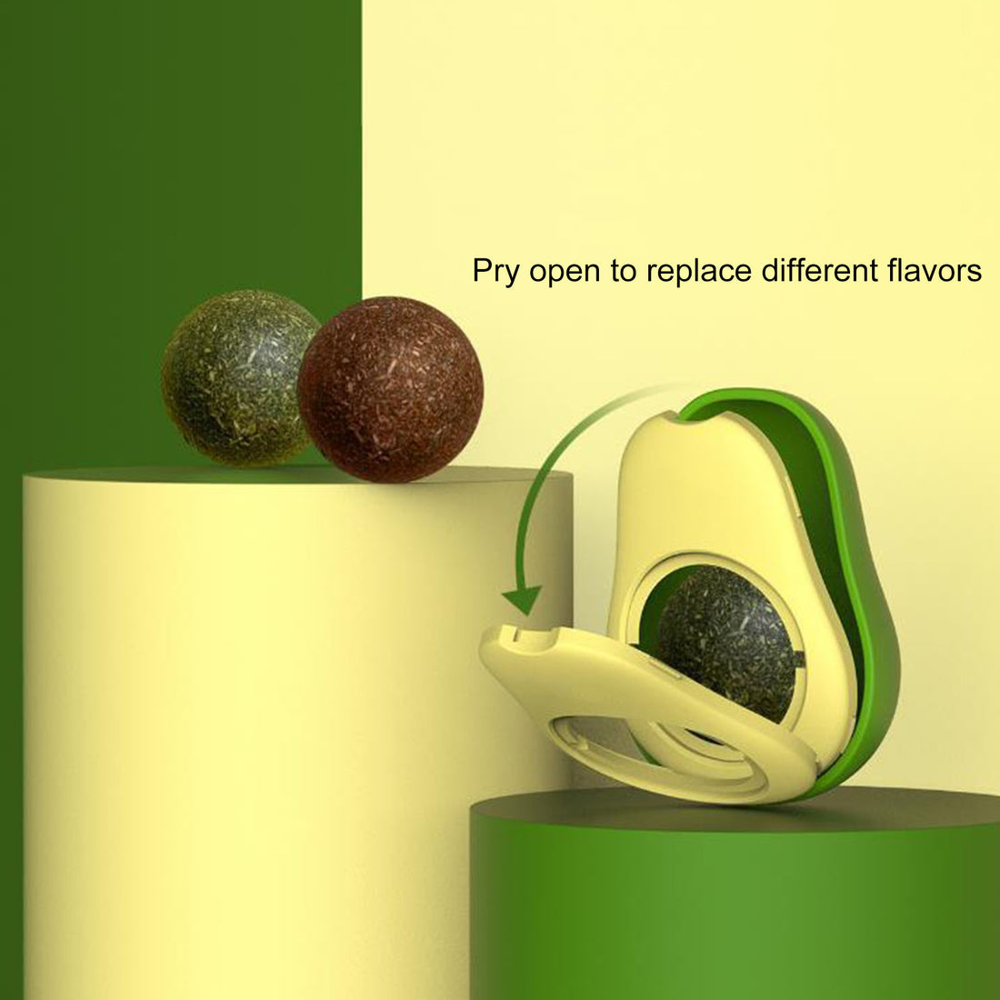 Avocado Catnip Teeth Cleaning Cat Toy Supplies