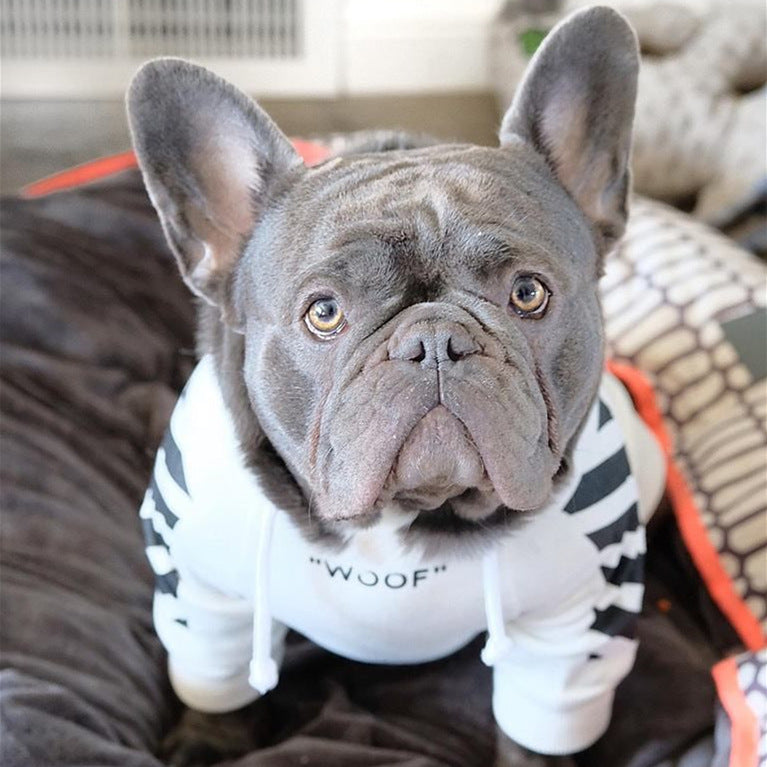 Pet Fashion Brand Three-Stripe Dog Sweater Clothes