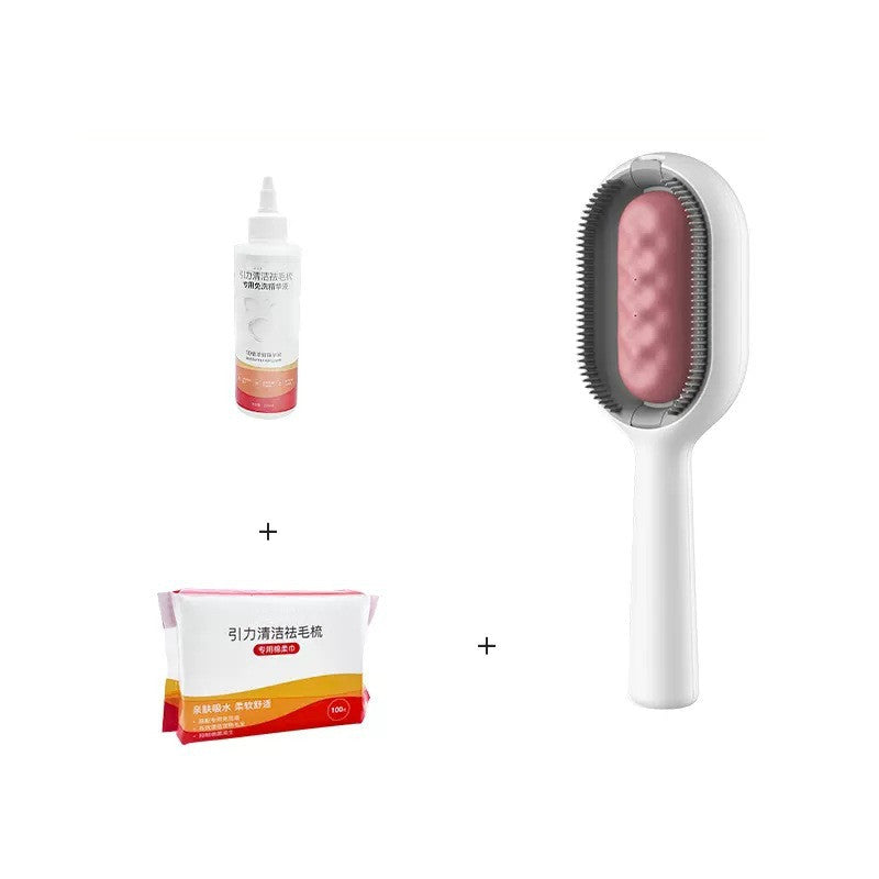 Pet Dematting & Grooming Brush Hair Removal Comb for Dogs & Cats