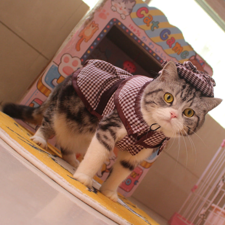 Detective Cloak Hat Suit Funny Pet Clothes
