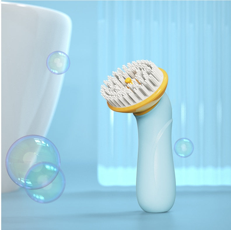 Handheld Pet Bath Brush Hair Grooming & Cleaning Tool for Dogs