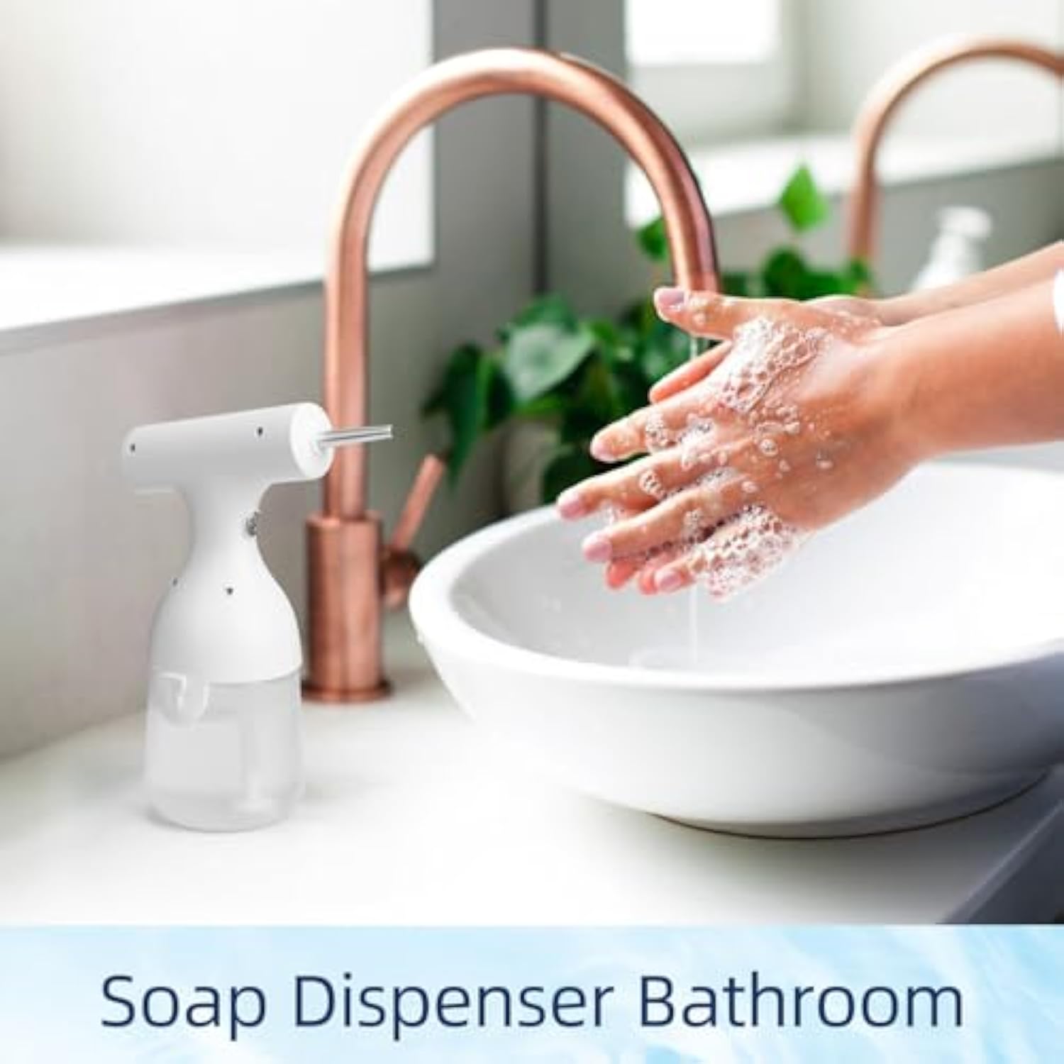 Electric Pet Foam Soap Dispenser Rechargeable USB for Dog Bath & Kitchen