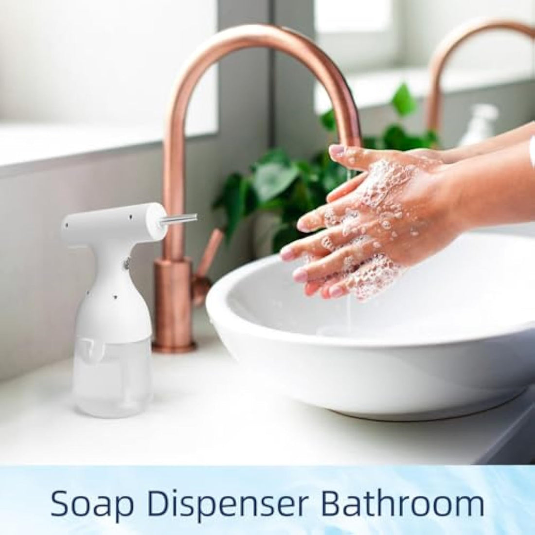 Electric Pet Foam Soap Dispenser Rechargeable USB for Dog Bath & Kitchen