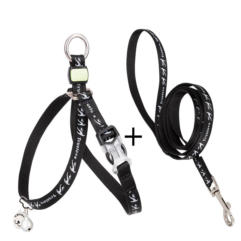 Cat Bell Vest Harness with Leash