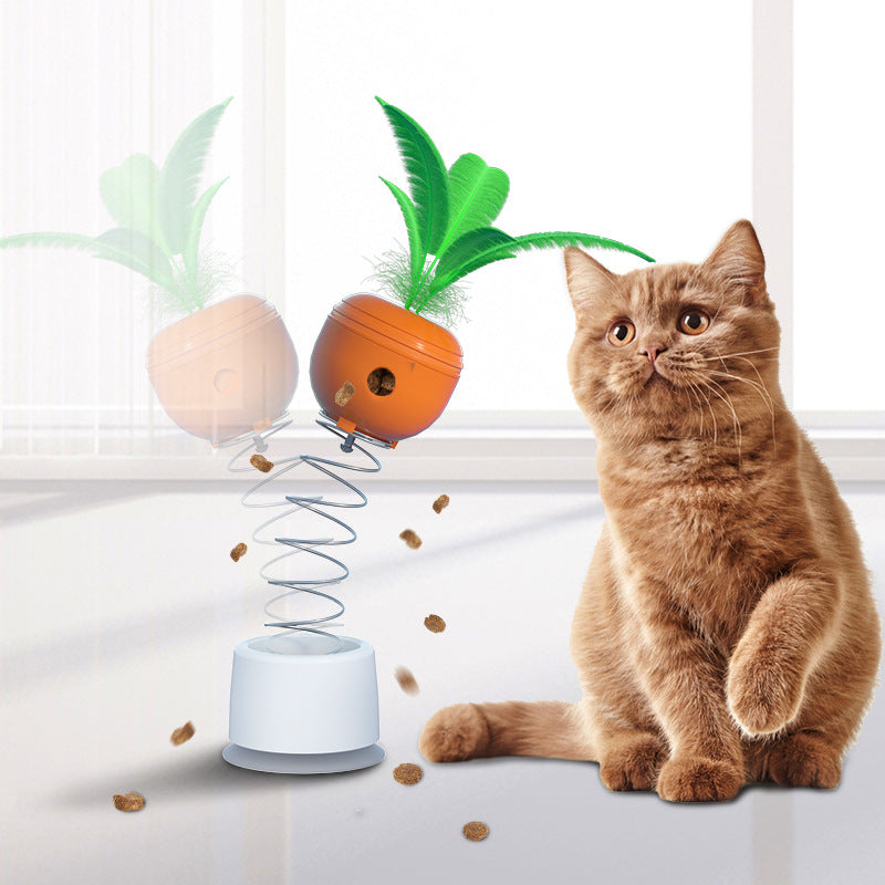 Cat Leaking Food Self-Playing Tumbler Toys