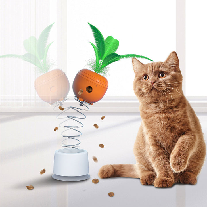 Cat Leaking Food Self-Playing Tumbler Toys