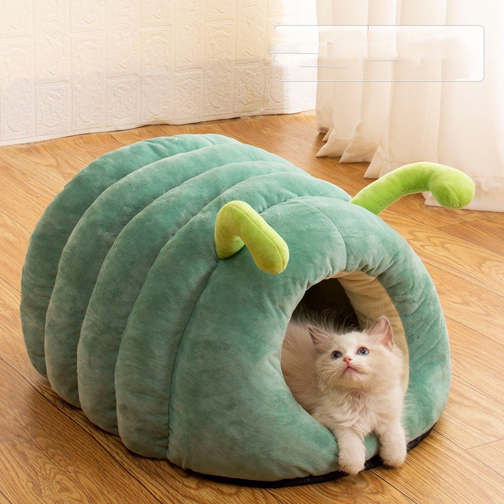 Plush Winter Warm Pet Bed